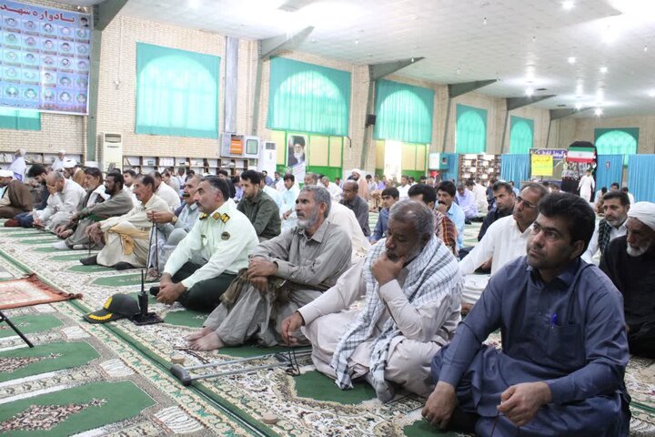 تصاویر/ آیین عبادی سیاسی نماز جمعه شهرستان دلگان