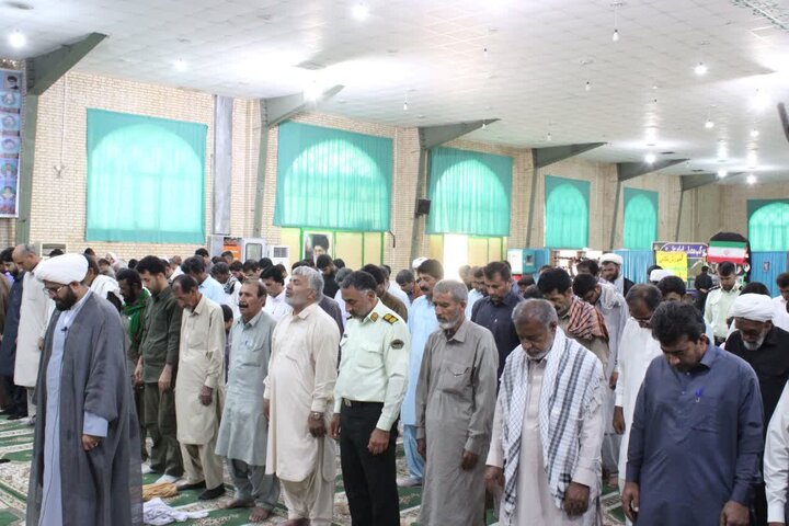 تصاویر/ آیین عبادی سیاسی نماز جمعه شهرستان دلگان