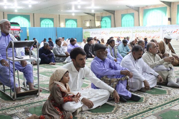 تصاویر/ آیین عبادی سیاسی نماز جمعه شهرستان دلگان