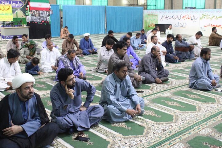 تصاویر/ آیین عبادی سیاسی نماز جمعه شهرستان دلگان