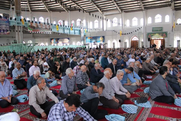 تصاویر/ نماز عبادی سیاسی جمعه شهرستان آمل