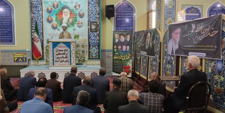 تصاویر / برپایی نماز جمعه قهاوند