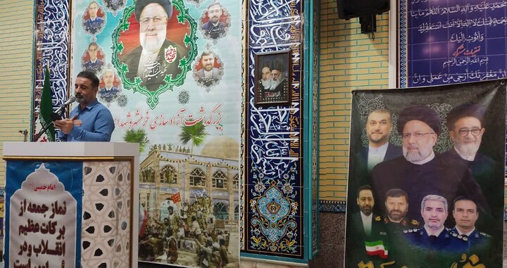 تصاویر / برپایی نماز جمعه قهاوند