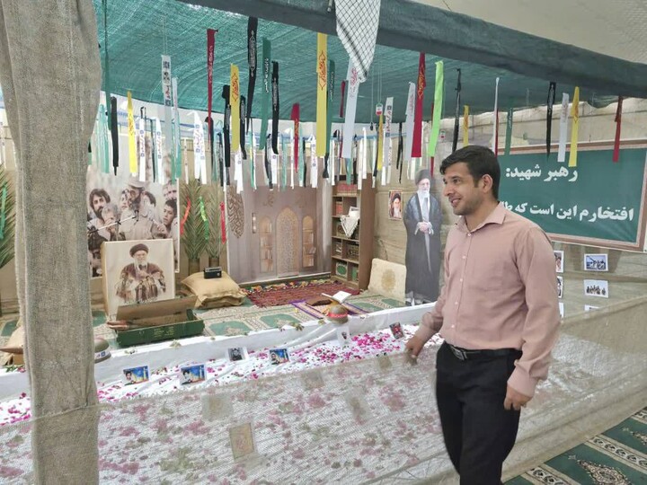 تصاویر/ نمایشگاه از محراب تا معراج طلاب عنبرآباد