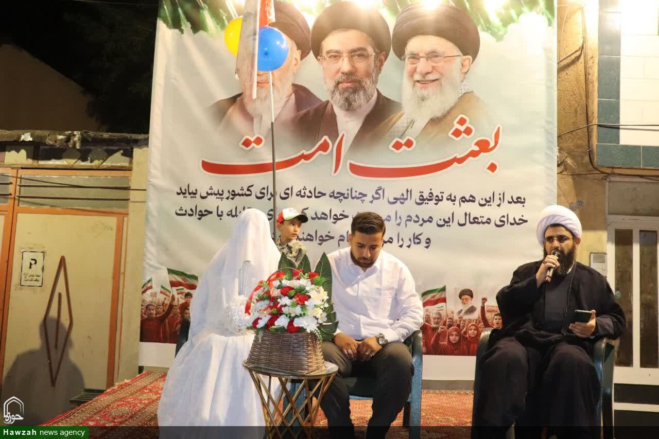 تصاویر / پیوند زوج فامنینی در شب‌های اقتدار