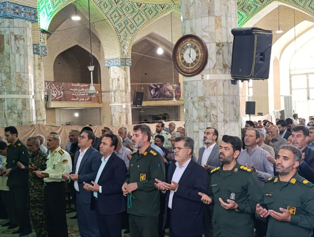 تصاویر/ نماز عبادی سیاسی جمعه شهرستان خاتم