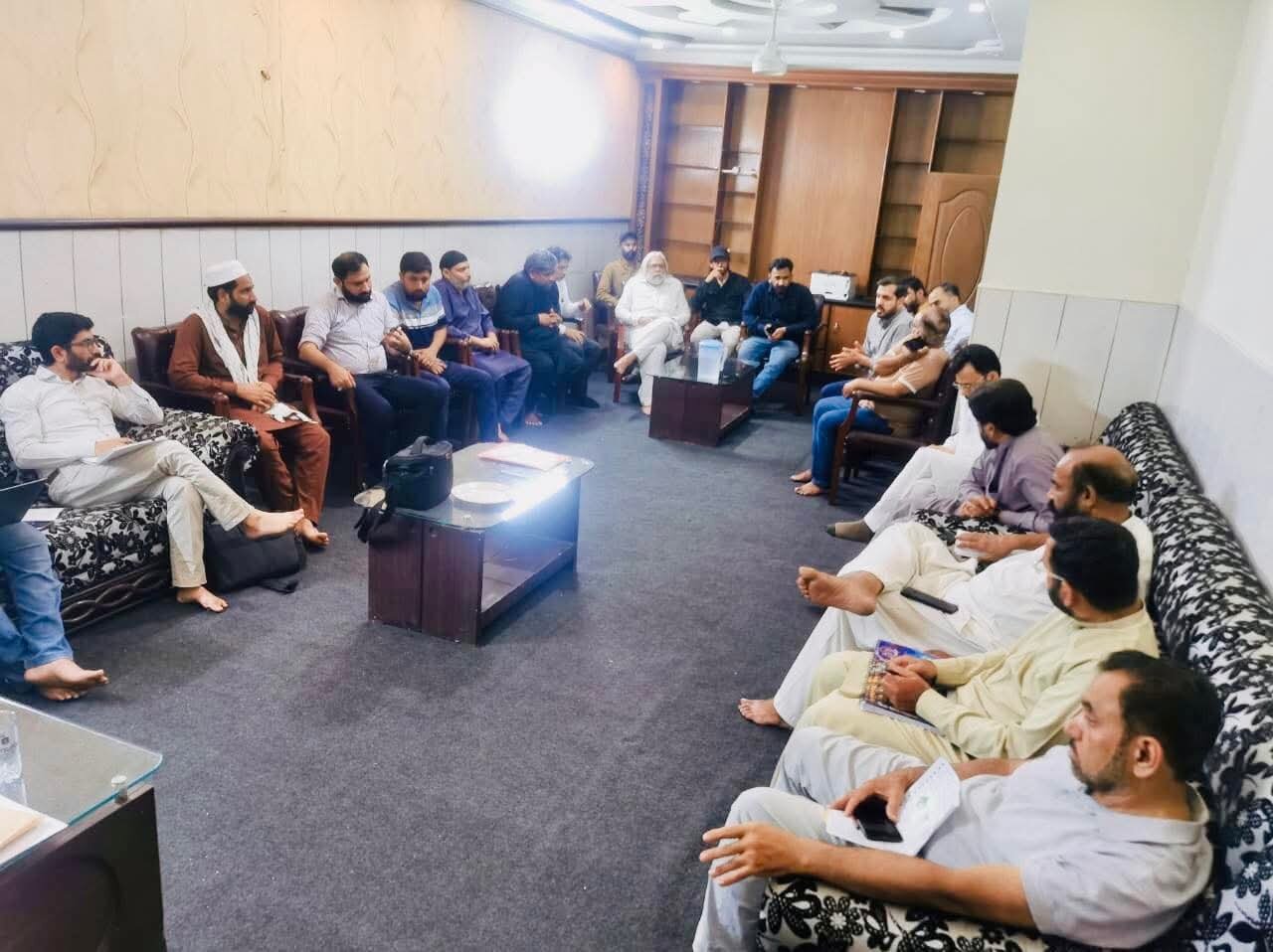 مینار پاکستان پر منعقد ہونے والی ”شہید امت کانفرنس“ کے سلسلے میں لاہور میں اہم مشاورتی اجلاس