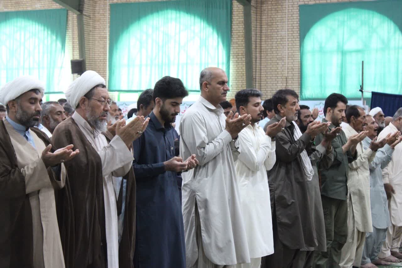 تصاویر/ آیین عبادی سیاسی نماز جمعه شهرستان دلگان