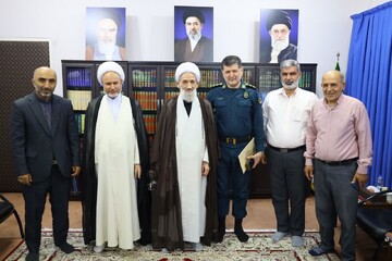 تصاویر/ دیدار فرمانده انتظامی ساری با نماینده ولی فقیه در مازندران