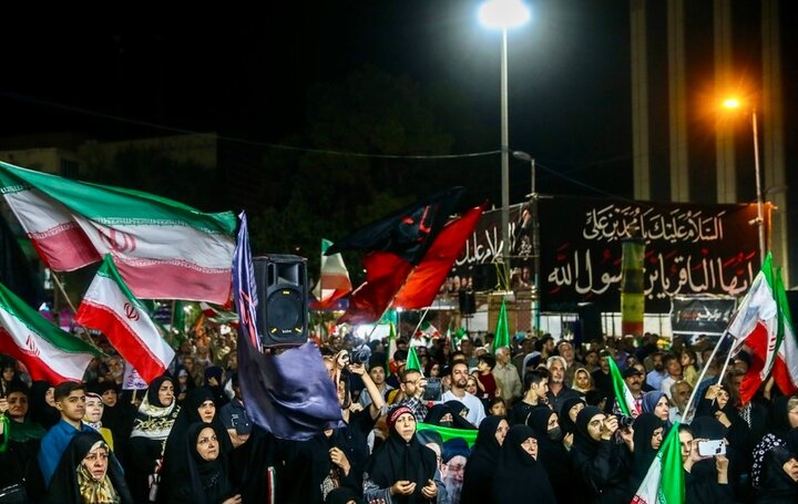 تصاویر/ تجمع حمایت از وطن در شهر ری
