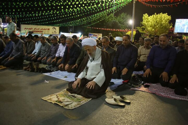 تصاویر/ اقامه نماز استغاثه مردم ساری به امام زمان (عج)