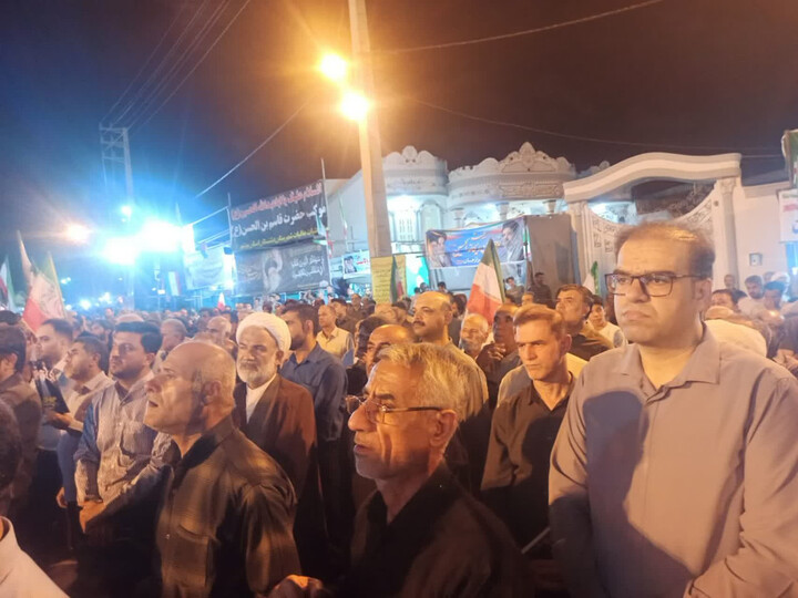 تصاویر/ برازجانی‌ها سنگر خیابان را خالی نمی‌کنند