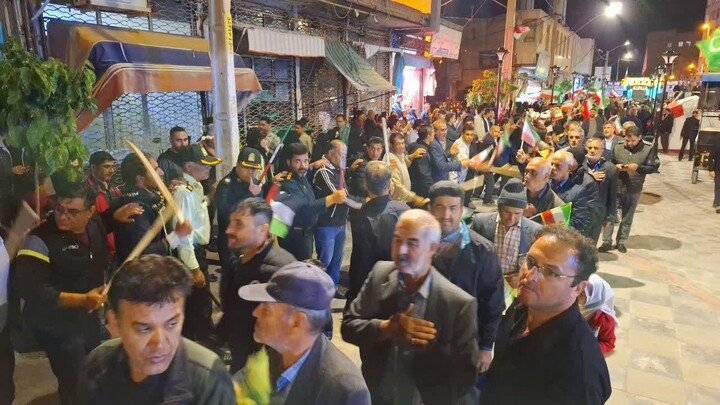 تصاویر/ تجمع حمایت از وطن در شهر عجب شیر