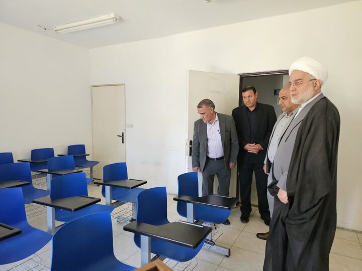 تصاویر/بازدید نماینده ولی‌فقیه در کردستان از دانشگاه مذاهب اسلامی واحد سنندج