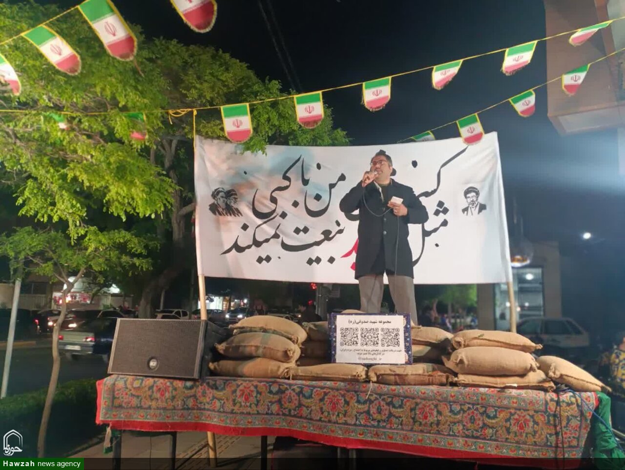 ۸۰ شب روایتگری در خط مقدم فرهنگی؛ حضور شبانه طلاب «امیربیان» در ۵۰ موکب جنگ تحمیلی رمضان