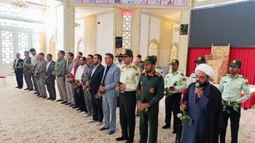 تصاویر/ ادای احترام مسئولان بهاباد به مقام شامخ شهدا همزمان با سوم خرداد