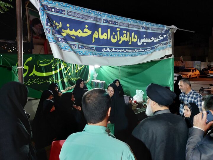 تصاویر/ هشتاد و چهارمین از شب‌های حماسه انتقام خون رهبر شهید انقلاب و بیعت مردم ولایتمدار‌ شهرستان بافق