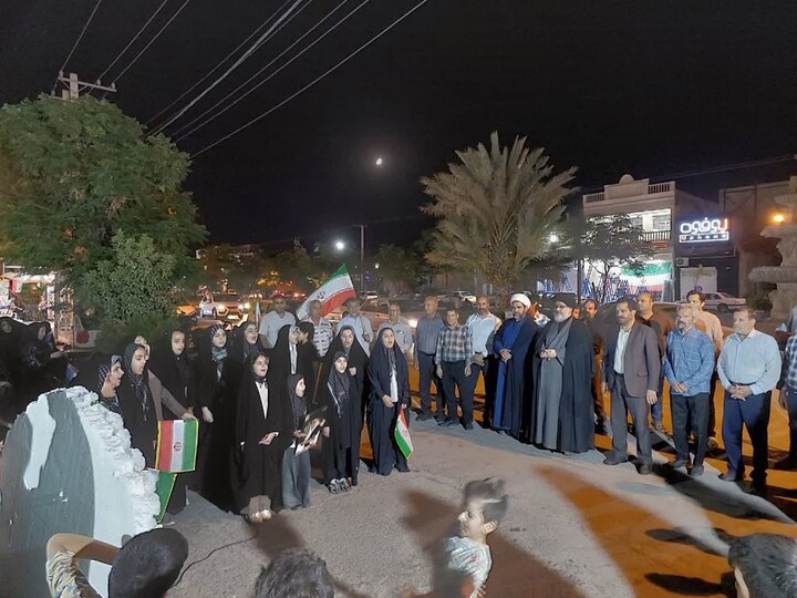 تصاویر/ هشتاد و چهارمین از شب‌های حماسه انتقام خون رهبر شهید انقلاب و بیعت مردم ولایتمدار‌ شهرستان بافق