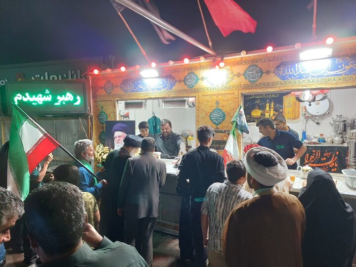 تصاویر/ هشتاد و چهارمین از شب‌های حماسه انتقام خون رهبر شهید انقلاب و بیعت مردم ولایتمدار‌ شهرستان بافق