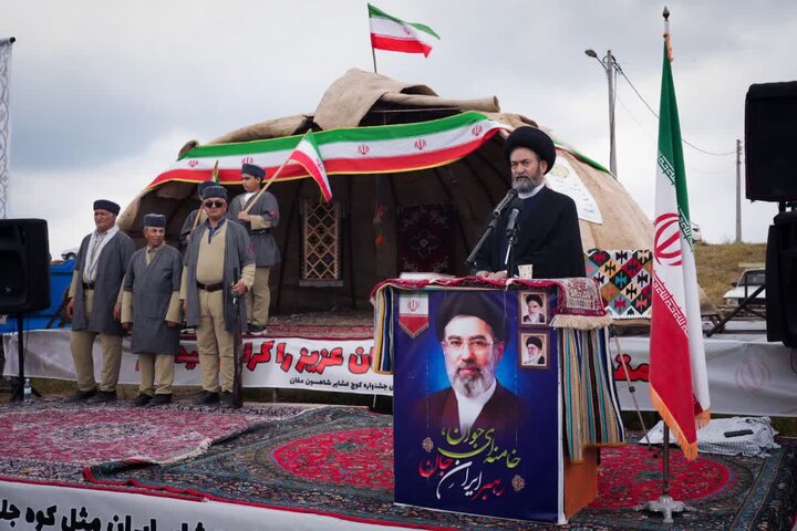 تصاویر/ جشنواره کوچ عشایر با محوریت بیعت با مقام معظم رهبری