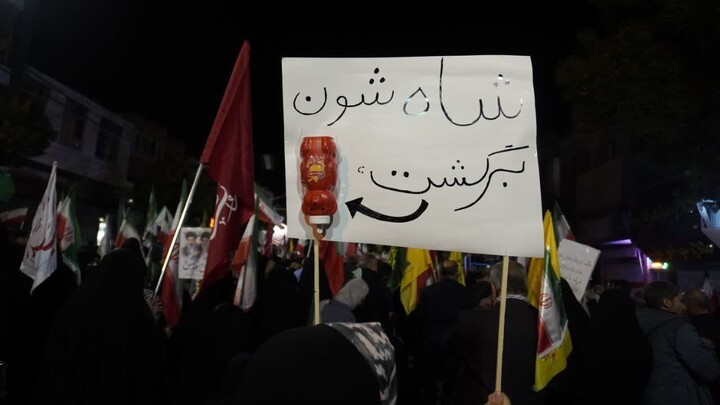 تصاویر / رزم پلاکاردی مردم ملایر