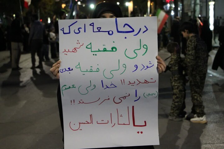 تصاویر / رزم پلاکاردی مردم ملایر