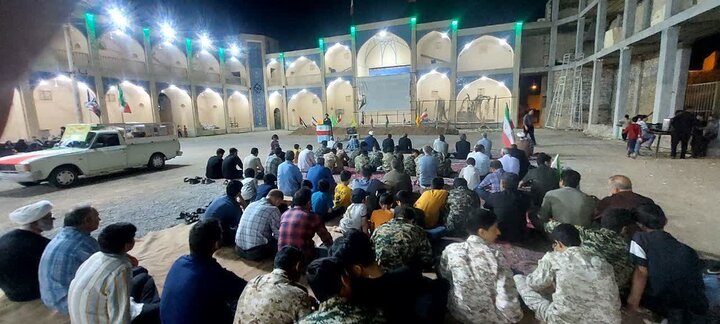 تصاویر/ برگزاری اجتماع حامیان ولایت در روستای ترک آباد اردکان