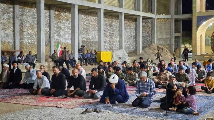 تصاویر/ برگزاری اجتماع حامیان ولایت در روستای ترک آباد اردکان
