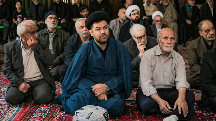 تصاویر/مراسم شهادت امام باقر(ع) همراه با بزرگداشت حجت‌الاسلام بیات برگزار می‌شود