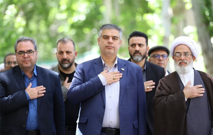 تصاویر/حضور استاندار مرکزی در مراسم عزاداری شهادت امام محمدباقر(ع)