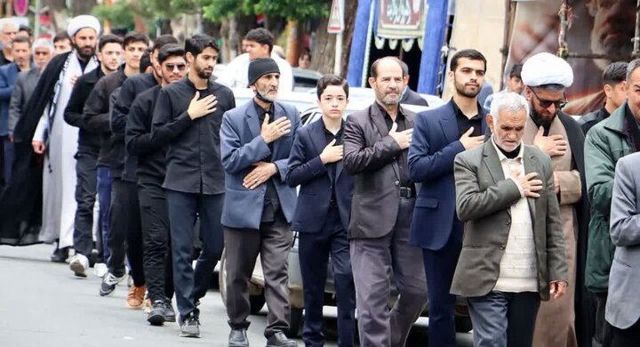 تصاویر/ مراسم عزاداری روز شهادت امام باقر علیه السلام در سلماس