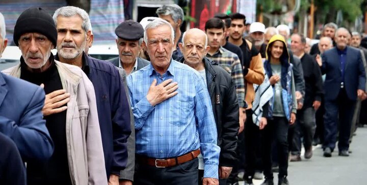 تصاویر/ مراسم عزاداری روز شهادت امام باقر علیه السلام در سلماس