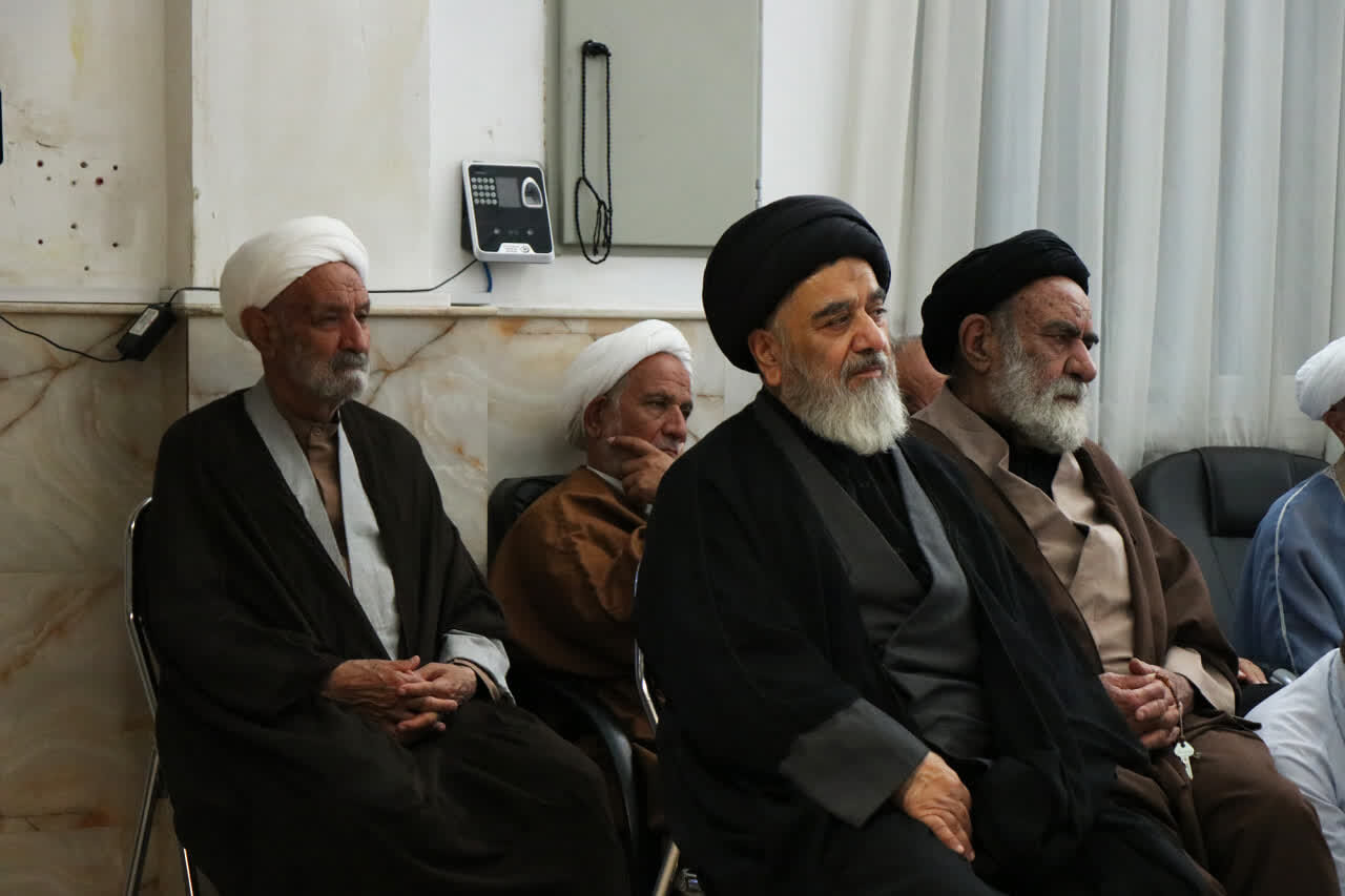 تصاویر + برگزاری مراسم سوگواری شهادت   امام محمد باقر (ع) با حضور حضرت آیت الله العظمی نوری همدانی