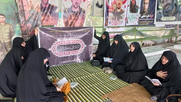 مراسم میثاق با شهدا و یادبود شهدای جنگ رمضان در گلزار شهدای اهواز برگزار شد