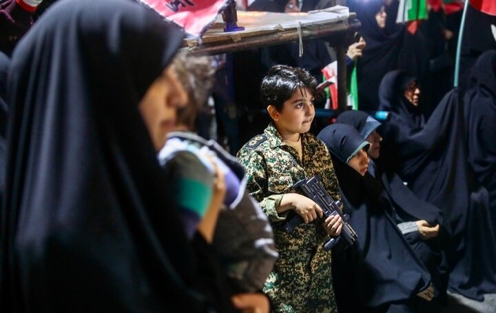 تصاویر/ تجمع حامیان وطن در منطقه ۱۳ تهران