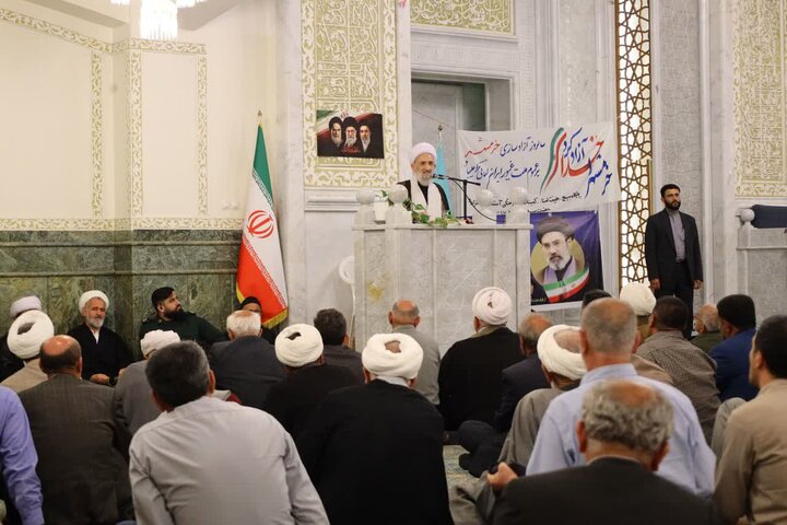 تصاویر/ حضور نماینده ولی فقیه در راهپیمایی و اجتماع پرشور بندپی شرقی