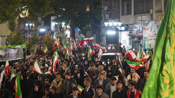 تصاویر/ نمایش اقتدار مردمی در هشتاد و پنجمین حضور خیابانی در خوی