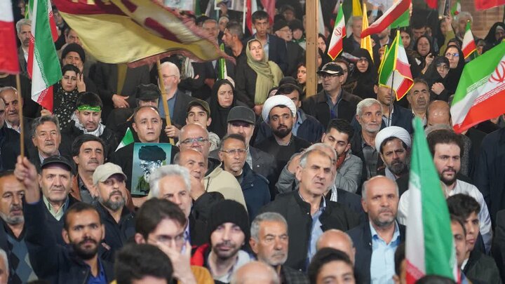 تصاویر/ نمایش اقتدار مردمی در هشتاد و پنجمین حضور خیابانی در خوی