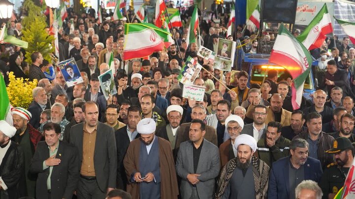 تصاویر/ نمایش اقتدار مردمی در هشتاد و پنجمین حضور خیابانی در خوی