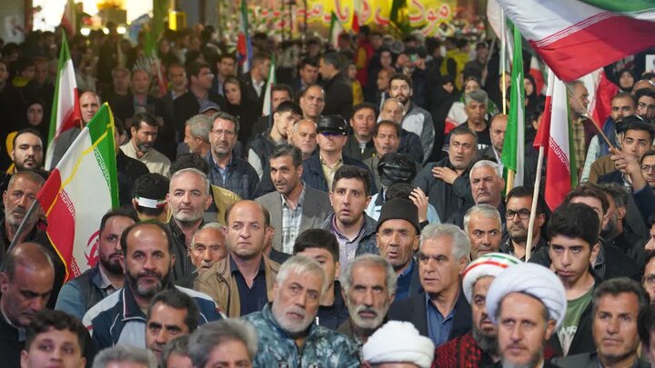تصاویر/ نمایش اقتدار مردمی در هشتاد و پنجمین حضور خیابانی در خوی