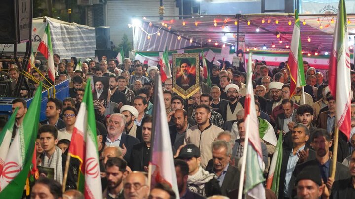 تصاویر/ نمایش اقتدار مردمی در هشتاد و پنجمین حضور خیابانی در خوی