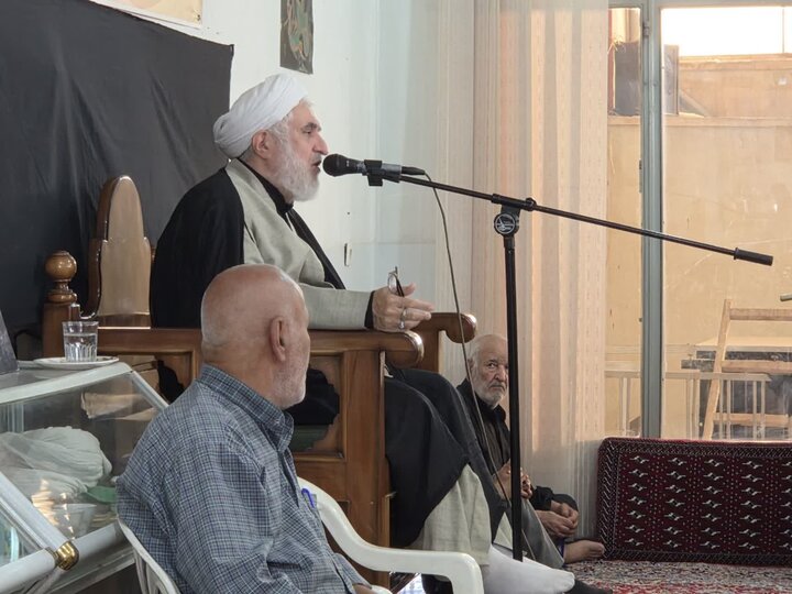 تصاویر/ آیین سوگواری سالروز شهادت امام باقر(ع) در بیوت علمای کاشان