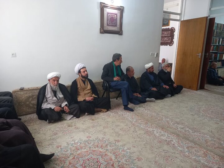 تصاویر/ آیین سوگواری سالروز شهادت امام باقر(ع) در بیوت علمای کاشان
