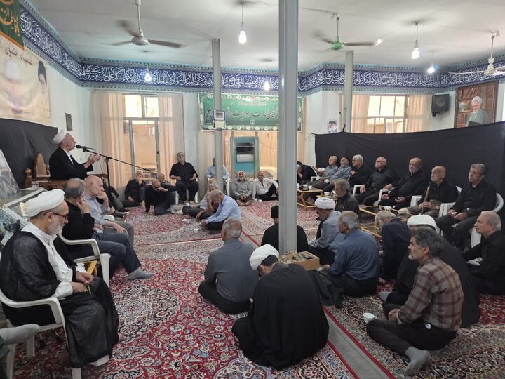 تصاویر/ آیین سوگواری سالروز شهادت امام باقر(ع) در بیوت علمای کاشان