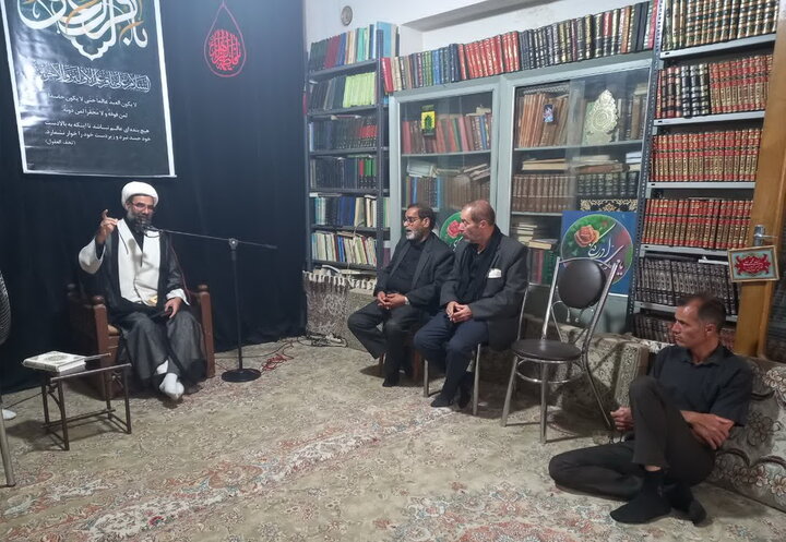 تصاویر/ آیین سوگواری سالروز شهادت امام باقر(ع) در بیوت علمای کاشان