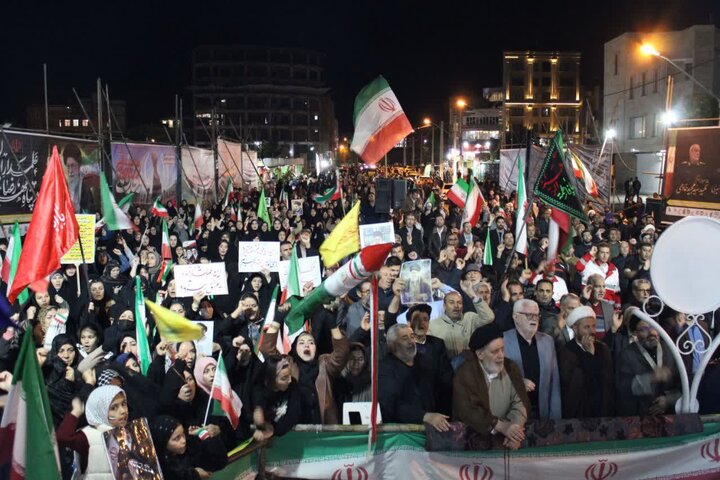تصاویر/ هشتاد و پنجمین حضور میدانی مردم ماکو در دفاع از نظام اسلامی