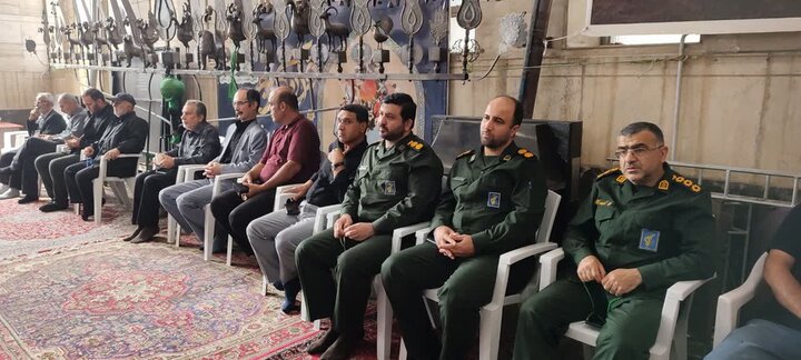 تصاویر/ بزرگداشت شهادت جانباز دفاع مقدس، با حضور امام جمعه شهرستان تنکابن