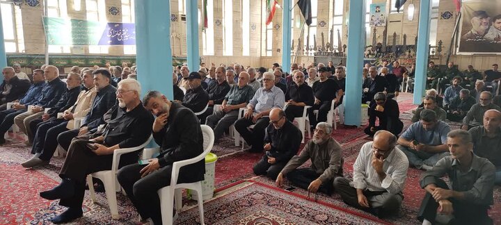تصاویر/ بزرگداشت شهادت جانباز دفاع مقدس، با حضور امام جمعه شهرستان تنکابن