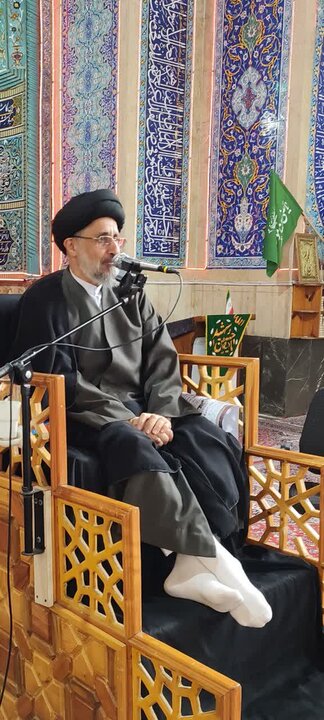 تصاویر/ بزرگداشت شهادت جانباز دفاع مقدس، با حضور امام جمعه شهرستان تنکابن