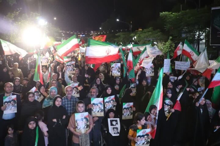 تصاویر/ هشتاد و پنجمین شب اجتماع مردمی «شب‌های اقتدار» همزمان با سالروز آزادسازی خرمشهر